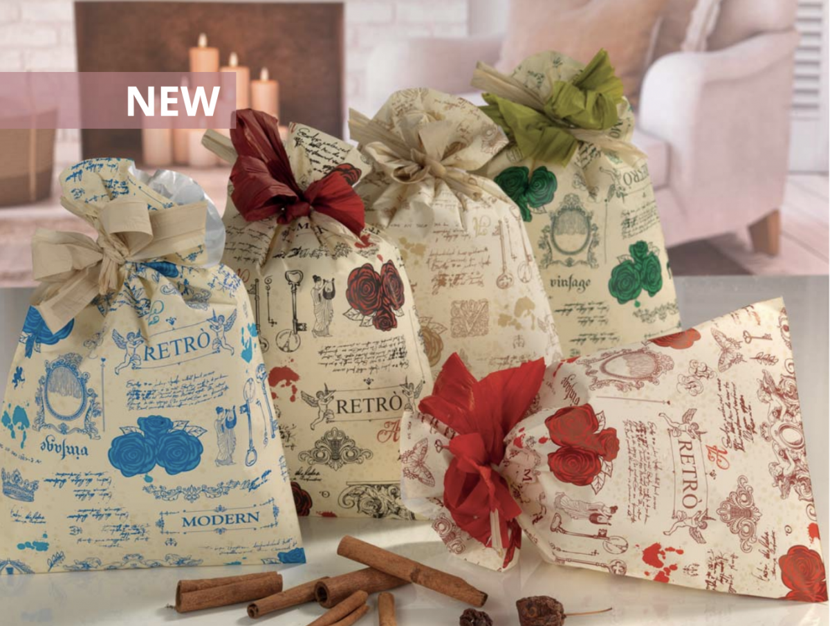 Buste regalo assortite, Misure: 35x50, Colore: Antique assortiti,  Confezione da 50 pezzi, Cartone da 10 confezioni