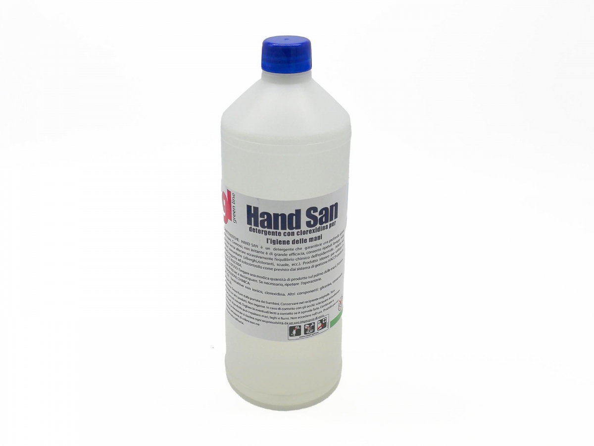 HAND SAN SAPONE MANI A BASE DI CLOREXIDINA 1LT - Mercò