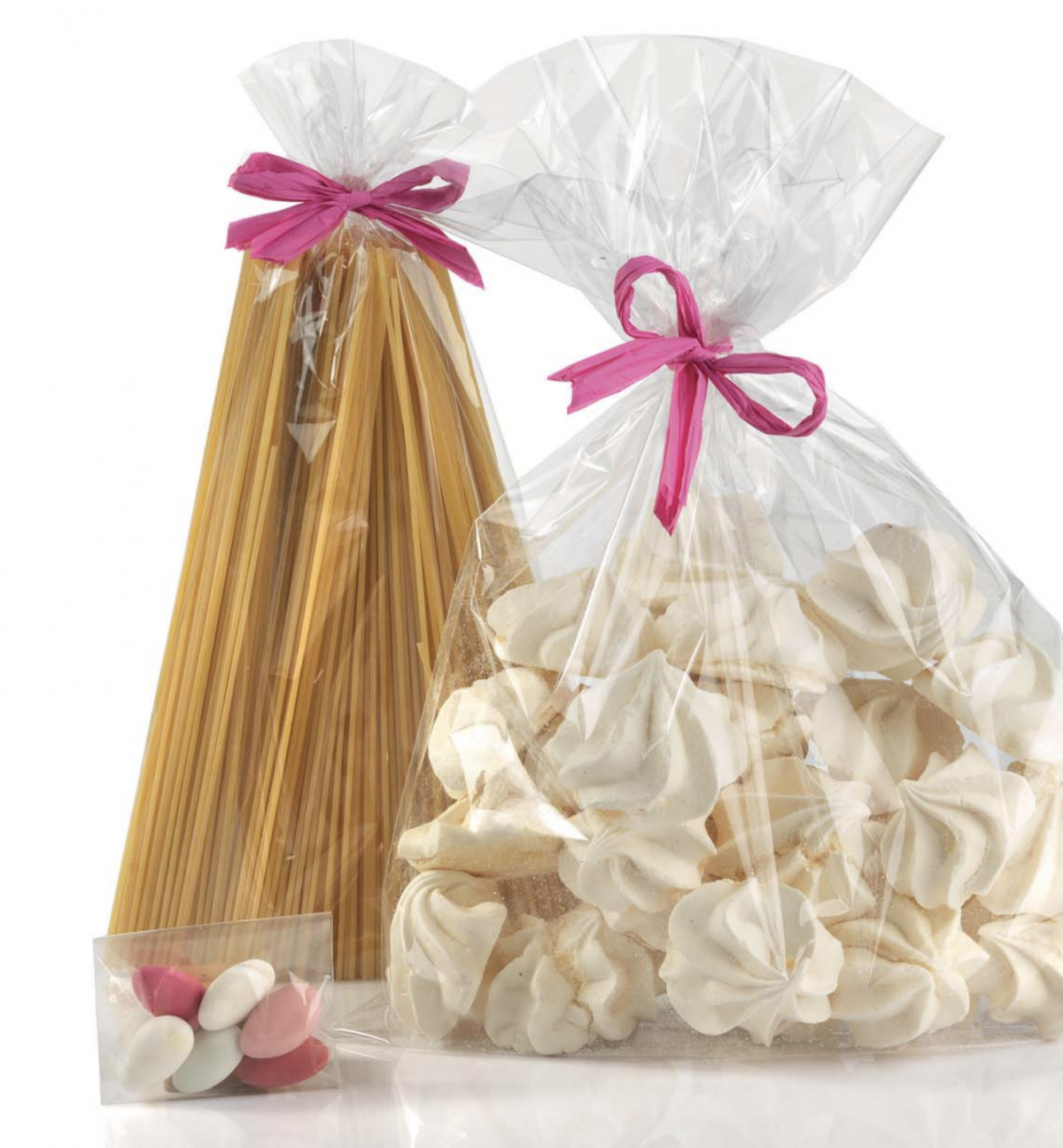 100 PZ BUSTE TRASPARENTI CELLOPHANE SACCHETTI PER ALIMENTI | 10 X 20 CM