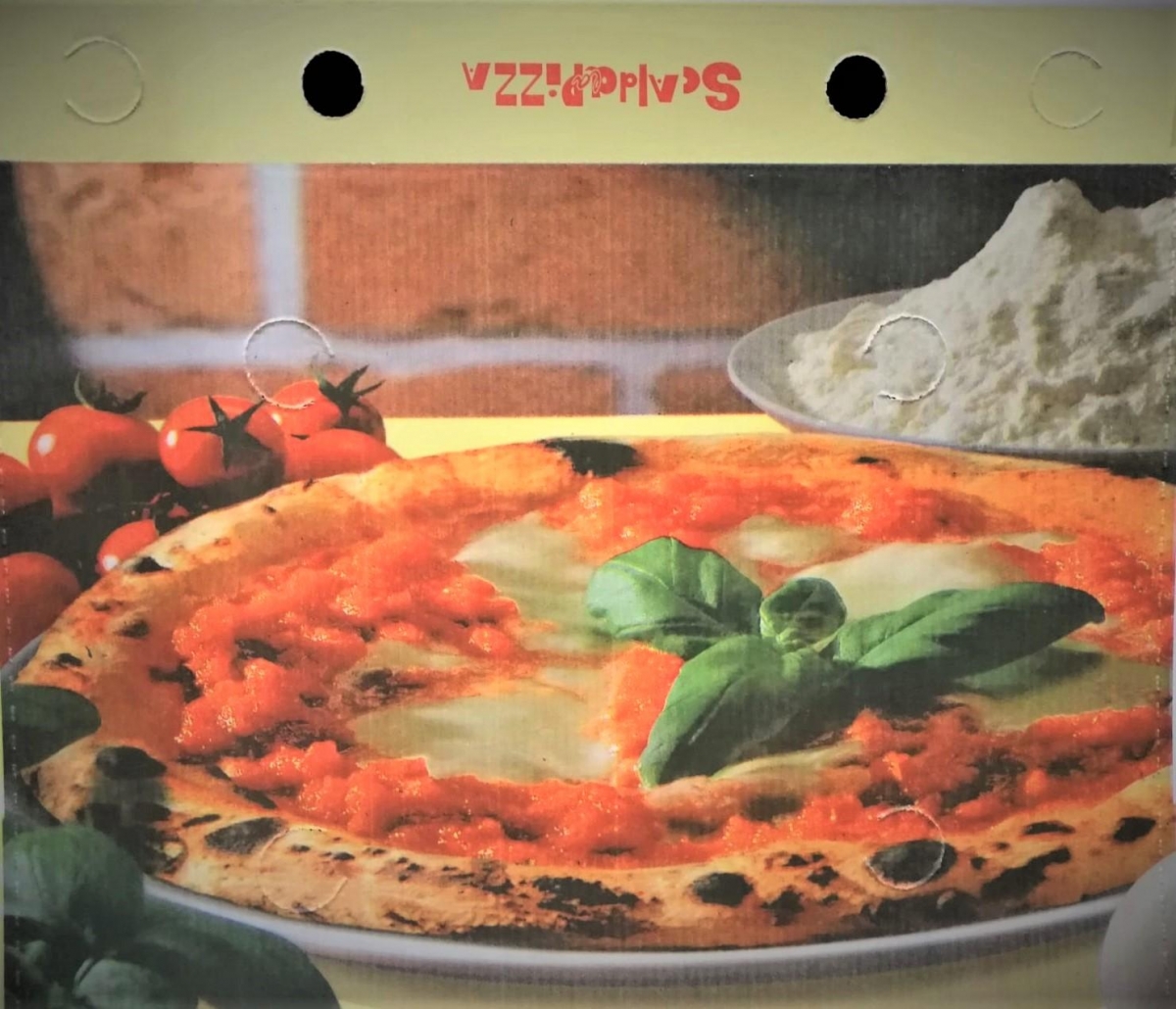 SCATOLA PORTA PIZZA AVANA CON COPERCHIO 33 x 33 x 4 h cm - GIMA PACKAGING