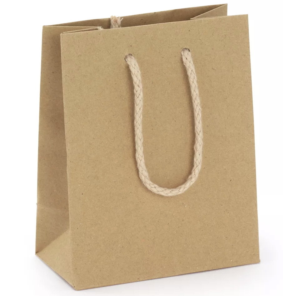 SINJEUN 50 sacchetti regalo, 15 x 21 x 8 cm, in oro rosa, con