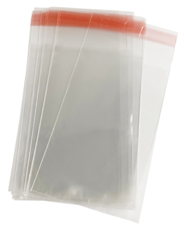 100 PZ BUSTE TRASPARENTI CELLOPHANE SACCHETTI PER ALIMENTI | 25 X 40 CM