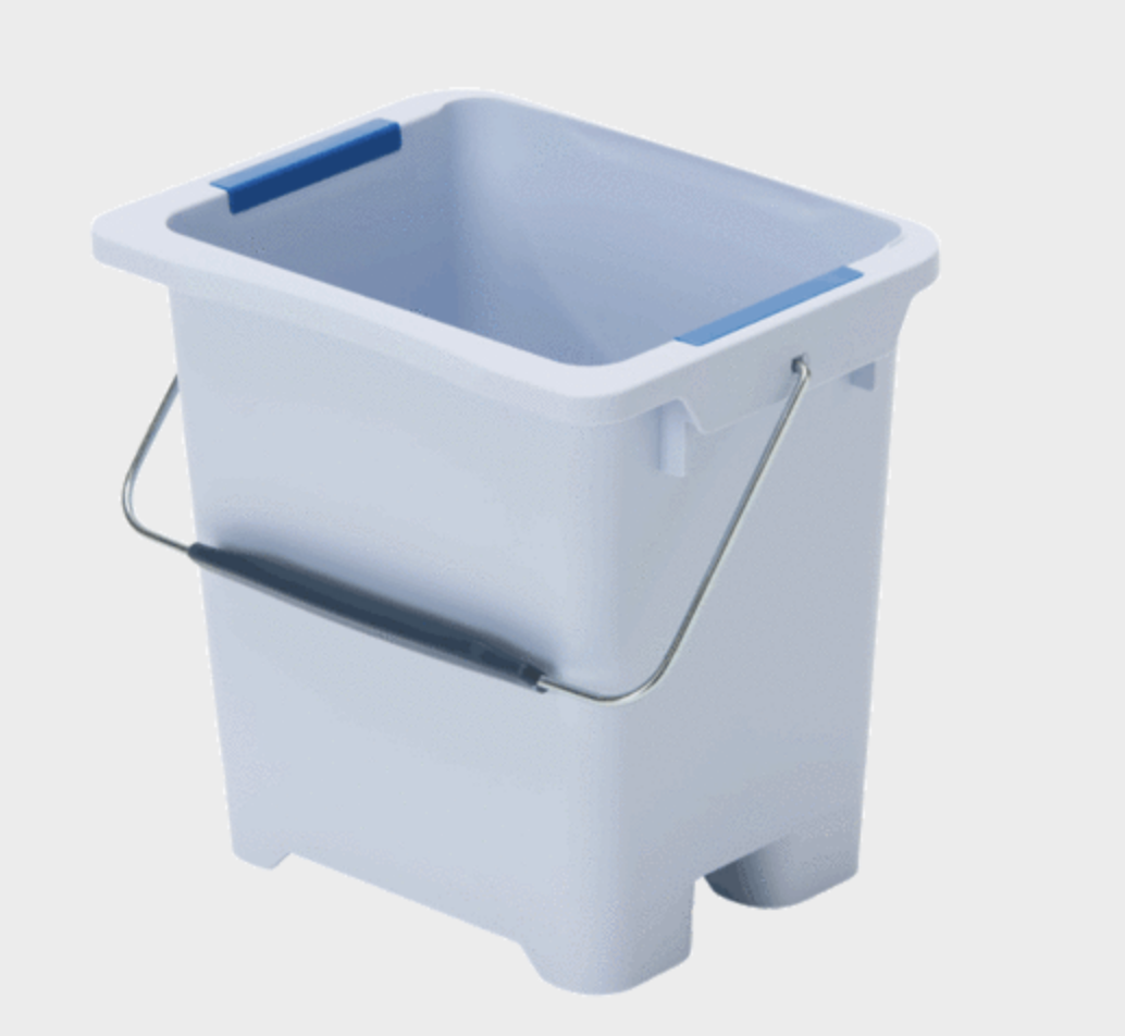 Secchio Con Pedale Pedalbin Oval 8 Litri. Colore Grigio Antracite 90063204