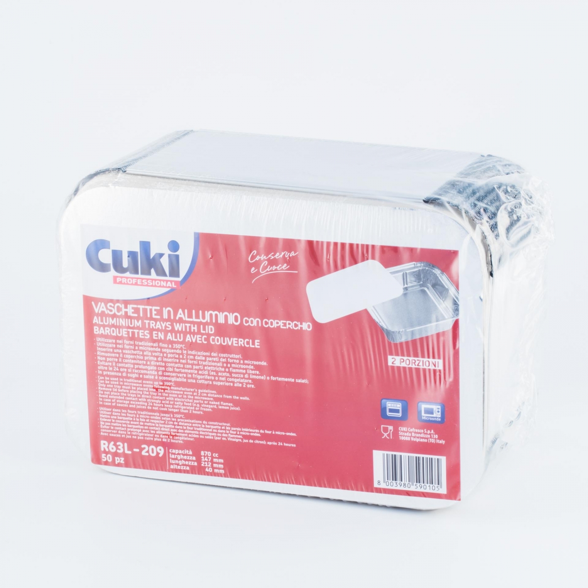 V R 69360 Coperchio, Alluminio, 50 Cm - 3