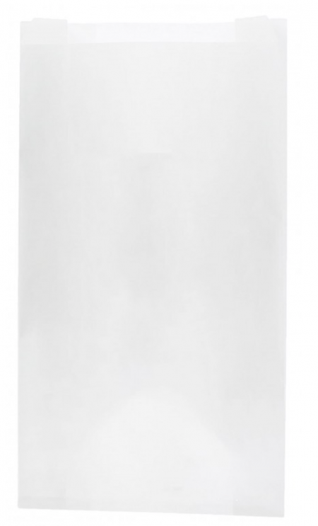 25 #5 (12" X 15,5") Sacchetto Postale Poli Plastica Bianco Sfoderato